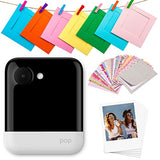 Polaroid POP 2.0-20MP Instant Print Digital Camera with 3.97" Touchscreen LCD Display, White