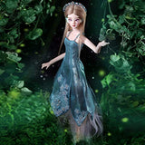 MEESock 1/6 28.3cm Elves BJD Doll Ball Joint Doll Set Fairy SD Doll, with Clothes Shoes Wig Makeup, Perfect for Child