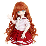 AIDOLLA Doll Wig 9-10 Inch 1/3 BJD SD Wig - Girls Gift Temperature Synthetic Fiber Long Curly Synthetic Hair