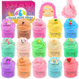 Scented Cloud Slime Kit 15 Pack , with Cute Slime Charms, Slime Party Favor Putty Toy for Girls and Boys, Super Soft and Non-Sticky