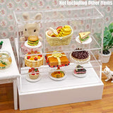 Odoria 1:12 Miniature Cake Dessert Display Cabinet Shelf Dollhouse Furniture Accessories