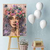 Girl Diamond Painting Kits for Adults - 5D Diamond Art Kits for Adults Kids Beginner, DIY Full Drill Diamond Dots Paintings with Diamonds Gem Art Crafts for Adults Home Wall Decor