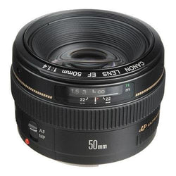 Canon EF 50mm f/1.4 USM AF Lens Bundle, USA. #2515A003 Value Kit with Acc