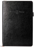 Wordsworth 2019 Undated Planner, Productivity Organizer and Journal - Vegan Leather -for College Students, Academics, and Business Owners - with Motivational Quotes, to-Do List and 12 Months Planning