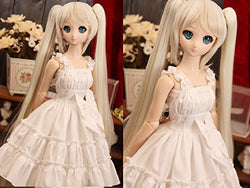 1/3 SD DOD BJD Dress Skirt Outfit Lolita Doll Dollfie Luts / 5 Colors to Choose / White