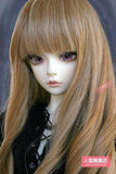 BJD Doll Hair Wig 9-10 inch 22-24cm 1/3 SD DZ DOD LUTS brown gradient F114