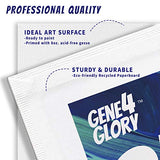 GENE4GLORY Canvas Panels 10 Pack - 6 inch x 6 inch Artist Canvas Boards for Painting