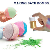 Slime Powder, DIY Mica Powder, Natural Powder Pigments, for Adhesive Pigments, Bath Bomb Dyes, Soap Making, Makeup and Bright Nail Art Candles, Etc. (15 Colors 10g/0.35oz Each)
