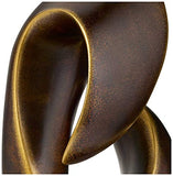 Studio 55D Open Infinity 24 1/2" High Gold Finish Modern Sculpture