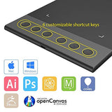 XP-PEN CR StarG640S Drawing Tablet Graphic Pen Tablet for OSU! 8192 Levels Pressure Digital