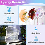 LET'S RESIN Resin Epoxy Kit, 1.5 Gallon Bubble Free & Crystal Clear Epoxy Resin Supplies with Measuring Cups,Stir Stick,Gloves,Resin and Hardener for Mold Casting,Table Top,Jewelry,Art,Craft