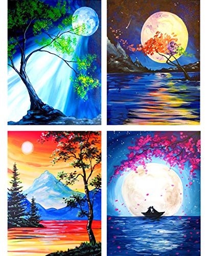 Shop 4 Pack Diamond Painting Kits for Adults at Artsy Sister.