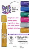 The Pencil Grip Kwik Stix METALIX Solid Tempera Paint, Super Quick Drying, 6 Pack (TPG-613)