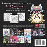 Gothic Glamour: A Beautifully Dark Coloring Book: Creepy Cute Coloring Book with Gothic Dark Beautiful Women, Scenery, Goth Characters, & Spooky Anime Manga Girls for Teens, Young Adults, Grown-Ups