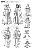 Simplicity Teen's and Adult's Wizard Costume and Ninja Costume Sewing Patterns, Sizes XS-XL