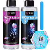 LET'S RESIN 26 Colors Alcohol Ink Set Bundle with Bubble Free Epoxy Resin, Crystal Clear Epoxy Resin