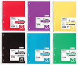 Mead Wide Ruled Spiral Notebooks, Bulk Pack of 12 Different Colors, 1-Subject Spiral Notebooks Wide Ruled, 70 Pages, Cute Single Subject Notebook Wide Ruled for Adult & Kids, School & Office Use.