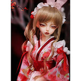 HMANE 1/4 BJD Dolls Japanese-Style Kimono Ball Joints Dolls SD Doll with Full Set Clothes Shoes Wig Makeup Best Gift for Girls, Jeremy