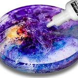 Jacquard Pinata Alcohol Ink Exciter Pack - Made in USA - Overtones with 9 Colors - 1/2 Ounce Bottles - Bundled with Moshify Blending Pen