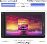 HUION 2020 Kamvas 13 Graphics Drawing Monitor 2-in-1 Pen Display & Drawing Tablet Screen Full-Laminated Tilt Function Battery-Free Stylus, 8192 Pen Pressure and 8 Shortcut Keys, Purple