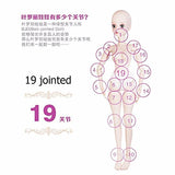 Chinese Cheongsam Donna 1/3 SD Doll 60cm 24" Ball Jointed BJD Dolls Full Set Reborn Toy SD Surprise Doll