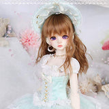 BJD Doll 1/4 SD Dolls 40CM Ball Jointed Doll Fashion Dolls 100% Handmade DIY Toys with Full Set Clothes Shoes Wig Makeup Best Gift for Girls