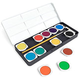 Arteza Premium Watercolor Paint Set, 25 Vibrant Color Cakes, Includes Paint Brush (Set of 25)