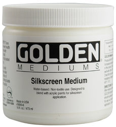 Golden Acrylic Silkscreen Medium - 16 oz Jar