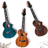 Enya EUT-M6 Cutaway Tenor Ukulele 26 Inch All Solid Mahogany with DAddario Strings Beautiful Inlay and Gloss Finish