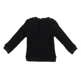 MonkeyJack Trendy Black Casual Round Neck Sweatshirt Pullover Top for 1/4 BJD SD DOD AS DZ Dolls Clothes