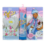 Barbie Color Reveal Advent Calendar, 25 Surprises Include Color Reveal Doll, 1 Color Reveal Pet, Clothes, Accessories & Kid-Sized Bracelet with 2 Charms, Gift for Kids 3 Years Old & Up