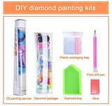 DIY 5D Diamond Painting Kits for Adults Kids,Special Shaped Diamond Painting Elegant Lady Partial Drill Cross Stitch Kits Crystal Rhinestone Diamond Art for Home Wall Decor Gifts (12“x16")