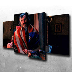 NATVVA 4 Pieces Framed Wall Art Bill The Butcher Poster Prints Classic Movie Canvas Painting Artwork for Living Room Home Decoration