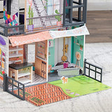 KidKraft Bianca City Life Dollhouse with EZ Kraft Assembly and 26-Piece Accessory Set, Gift for Ages 3+