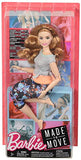 Barbie Made to Move Doll - Curvy with Auburn Hair