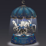 Carousel Music Box with Sentiment for Granddaughter Lights Up by The Bradford Exchange