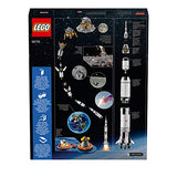 LEGO 92176 Ideas NASA Apollo Saturn V Space Rocket and Vehicles, Spaceship Collectors Building Set with Display Stand [Amazon Exclusive]