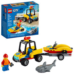 LEGO City Beach Rescue ATV 60286 Building Kit; Fun Cool Toy for Kids, New 2021 (79 Pieces)