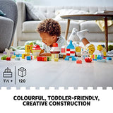 LEGO DUPLO Creative Building Time 10978 Colorful Construction Toy for Preschoolers Aged 18 Months and up (120 Pieces)