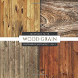 Wood Grain Scrapbook Paper: Wood Background, 8x8 Decorative Craft Paper Pad, Designer Paper Pad For Scrapbooking, Card Making, Origami, DIY Art Craft Projects Photo Backdrops (Scrapbook Paper Packs)