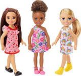 Barbie Chelsea Doll 3-Pack, 3 Chelsea Dolls Wearing Dresses and Shoes, Toy for Kids Ages 3 Years Old & Up [Amazon Exclusive]