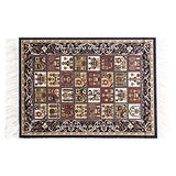 Inusitus Set of 4 Dolls House Rugs for Dollhouse Furniture - Miniature Woven Dollhouse Carpet (Mix-3)
