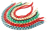 Over 350 Natural Beads for Jewelry Making - Buri and Betel Nut Bead Strands with 2 Free Necklaces