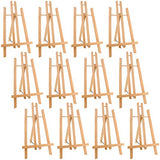 US Art Supply 14" Tall Medium Tabletop Display A-Frame Easel (12-Easels)