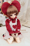 St. Lucia in Red, GEM of Doll BJD Doll 27.5CM Dollfie / 100% Custom-made / Full Set Doll