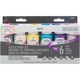 Testors 297583 Craft Acrylic Paint Set, Pastel Matte