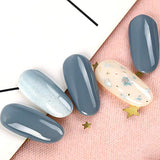 COSCELIA Gel Nail Polish Set - Red Blue, Gray Blue 2 Colors, Popular Nail Art Colors U V LED Soak Off Nail Gel Set