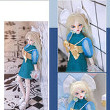 ZHYM Original Design 1/4 BJD Doll 47cm 18.5in SD Dolls 19 Ball Jointed Doll with Full Set Clothes Shoes Wig Makeup DIY Toys Best Gift for Children