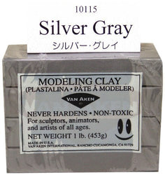 Van Aken Plastalina Modeling Clay - Gray, 1 lb, Modeling Clay by Van Aken