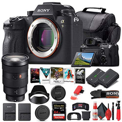 Sony Alpha a9 Mirrorless Digital Camera (Body Only) (ILCE9/B) + Sony FE 24-70mm Lens + 64GB Memory Card + NP-FZ-100 Battery + Corel Photo Software + Case + Card Reader + More (Renewed)